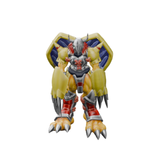 WarGreymon andando de frente