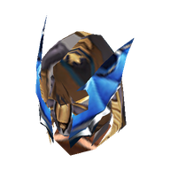 Blue Eye White Wizard Helm