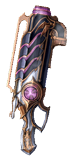 Silver Heart Magic Gun